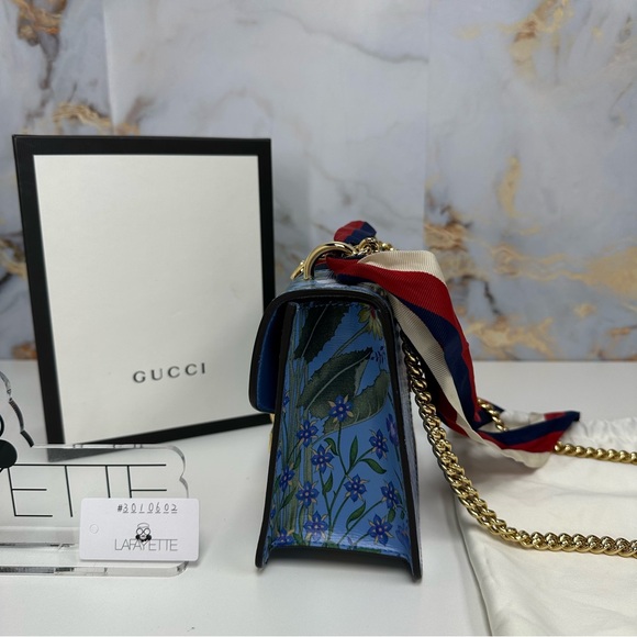 Gucci Mini Sylvie-Blue - Picture 3 of 7